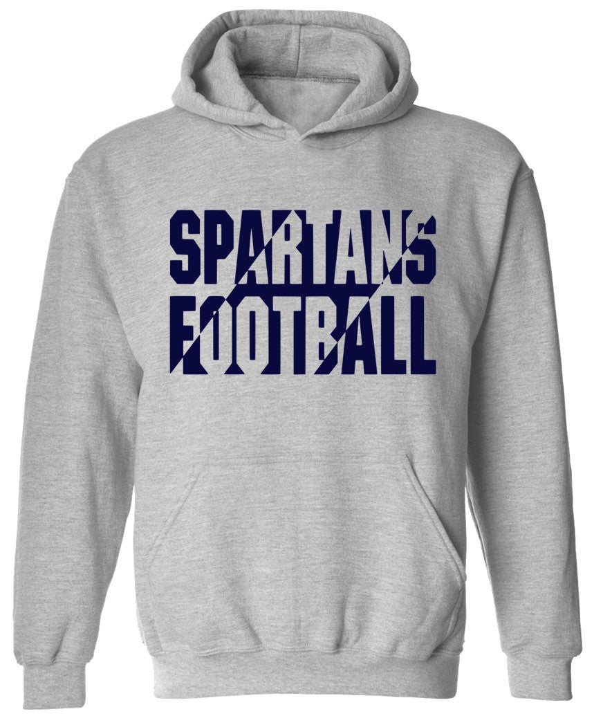 Spartans Football on Grey - Several Styles to Choose From!