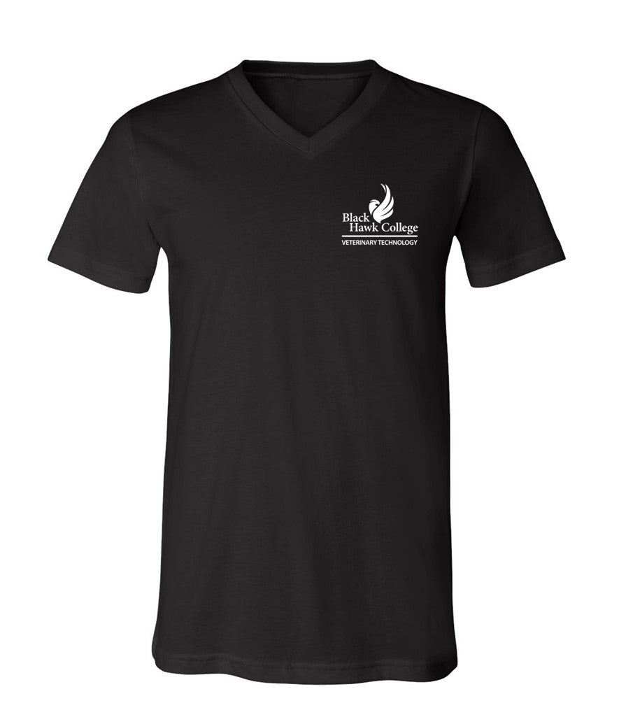 Black Hawk Veterinary Technolgy in White on Black - Several Styles to Choose From!