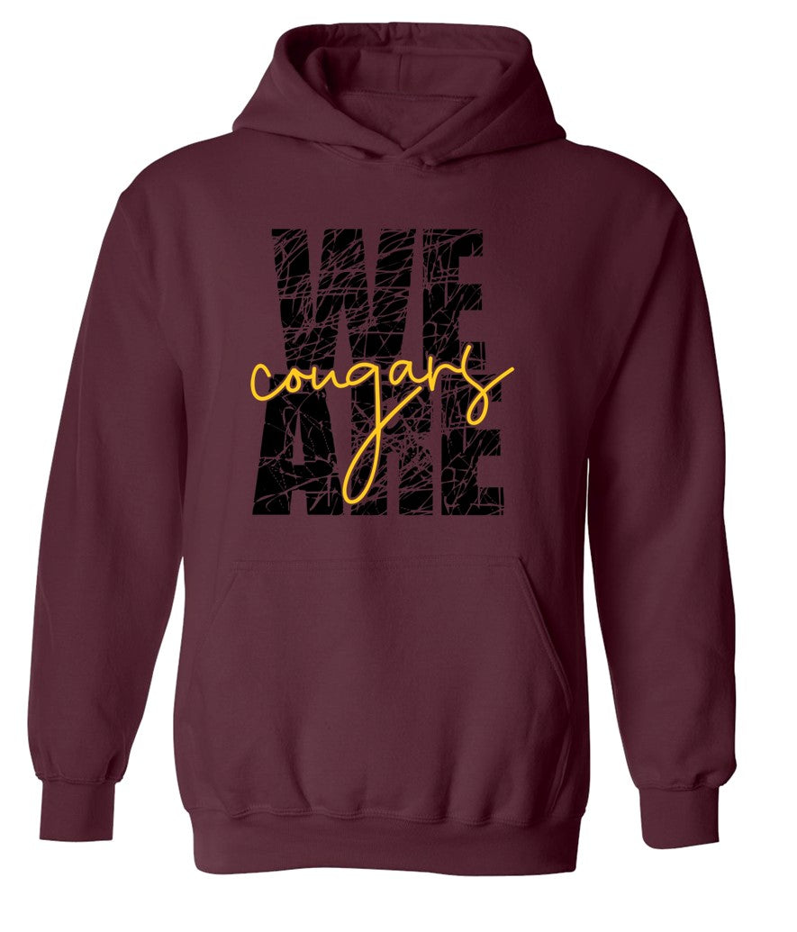 We are Cougars on Maroon- Several Styles to Choose From!