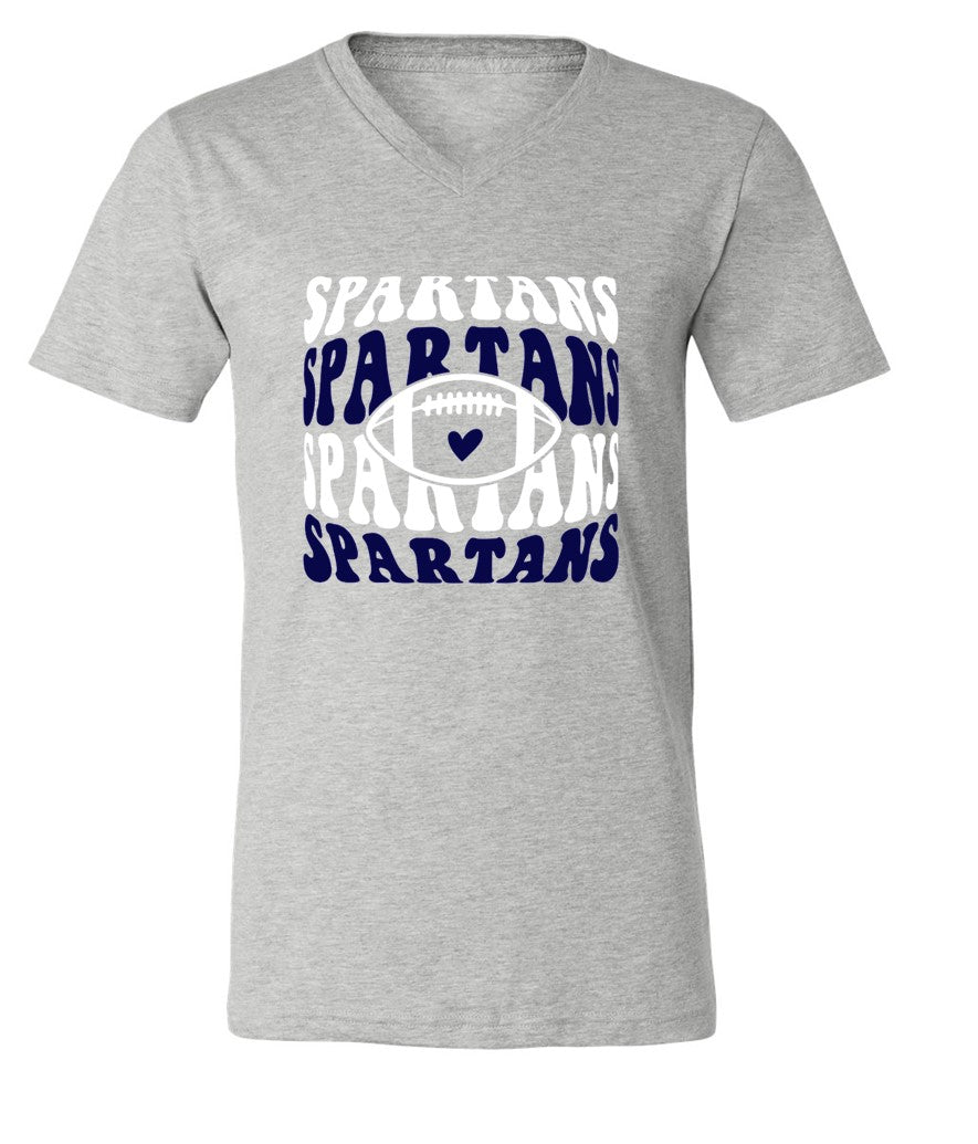 Spartans Football on Grey - Several Styles to Choose From!