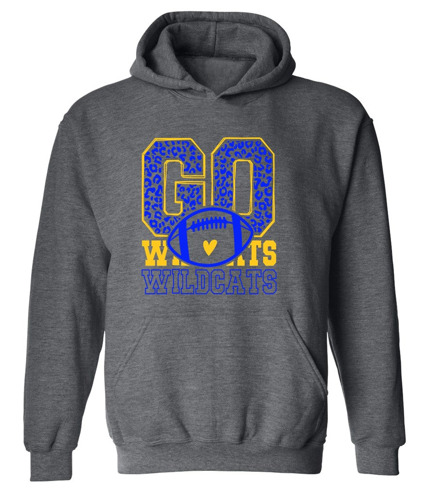 Wildcats Football on Deep Heather - Several Styles to Choose From!