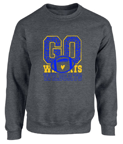 Wildcats Football on Deep Heather - Several Styles to Choose From!