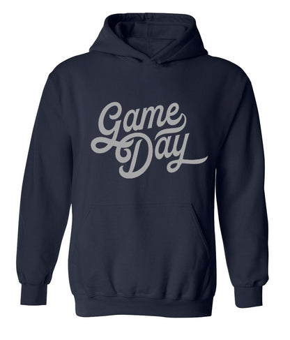 Game Day in Grey on Navy - Several Styles to Choose From!
