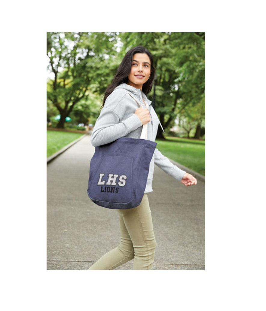 Core Fleece Sweatshirt Tote - Black - Several Designs to Choose From!