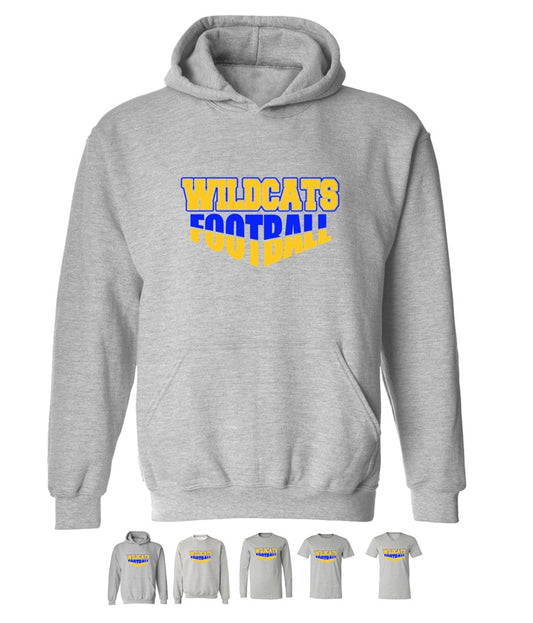 Galva Wildcats Football on Grey - Several Styles to Choose From!