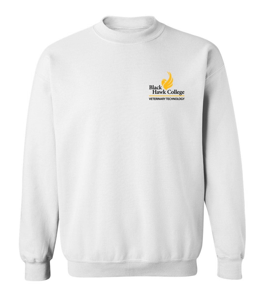 Black Hawk Veterinary Technology - Pocket Logo on White - Several Styles to Choose From!