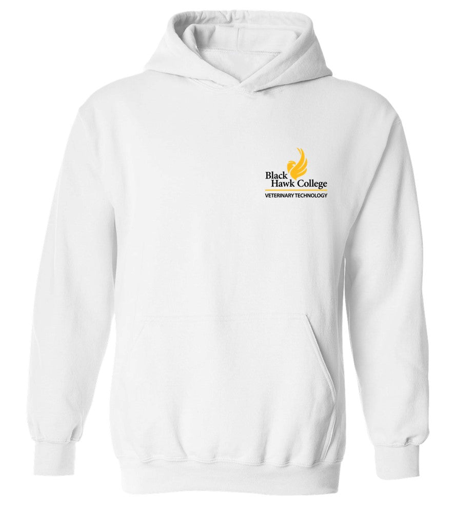 Black Hawk Veterinary Technology - Pocket Logo on White - Several Styles to Choose From!