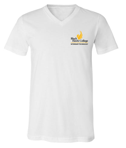 Black Hawk Veterinary Technology - Pocket Logo on White - Several Styles to Choose From!