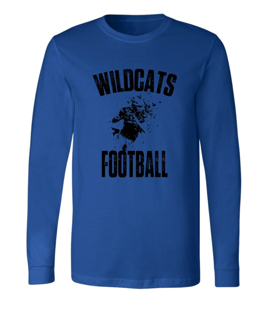 Galva Wildcats Football on Blue - Several Styles to Choose From!