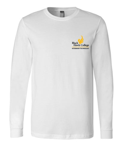 Black Hawk Veterinary Technology - Pocket Logo on White - Several Styles to Choose From!