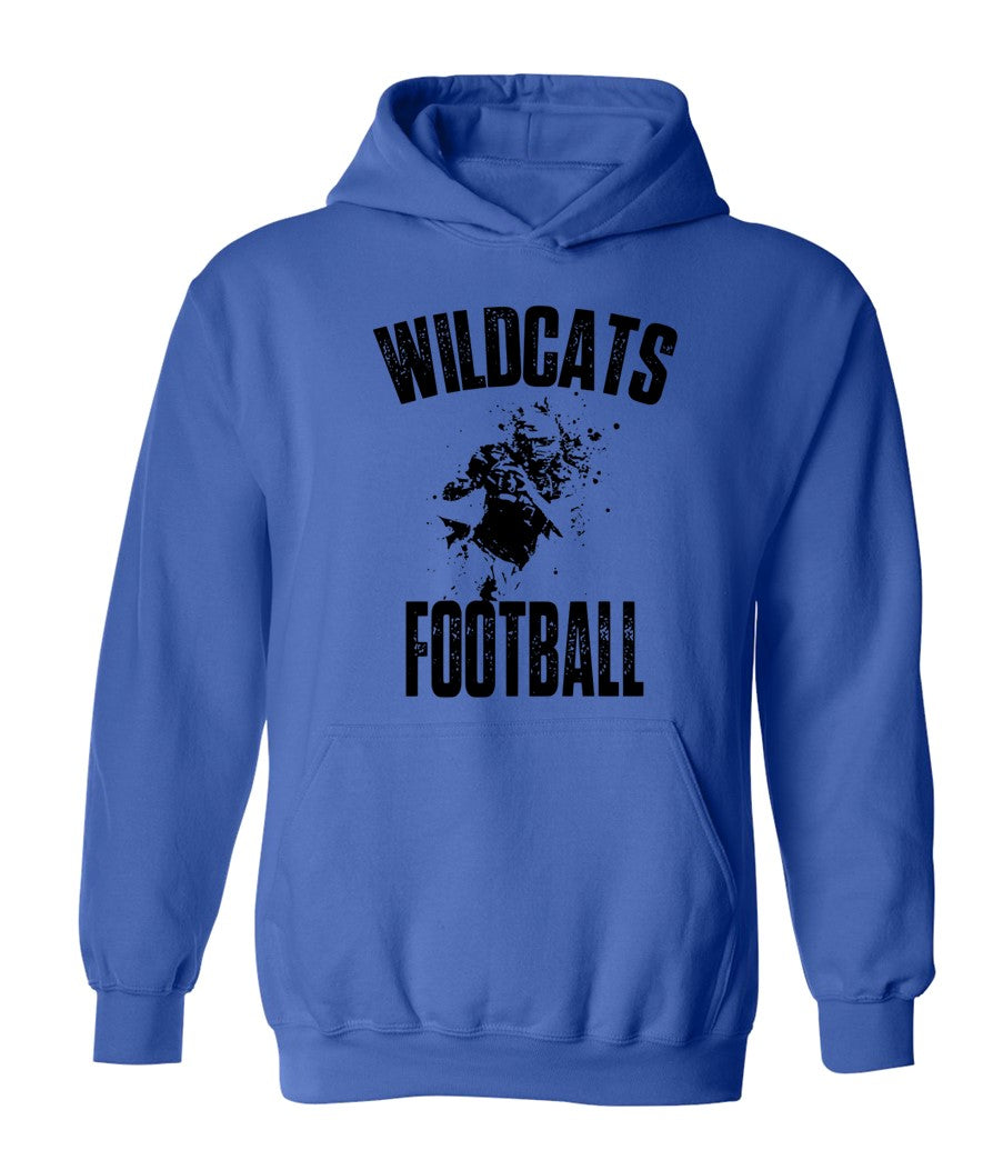 Galva Wildcats Football on Blue - Several Styles to Choose From!