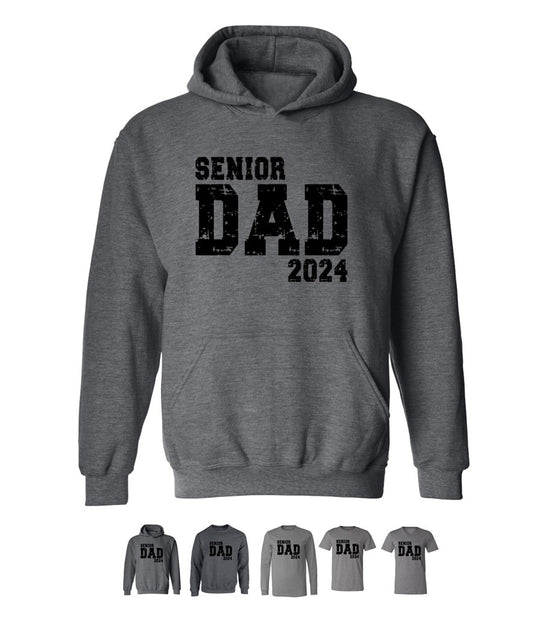 Senior Dad 2024 on Deep Heather - Several Styles to Choose From!