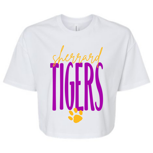 Sherrard Tigers Stretched on White- Cropped