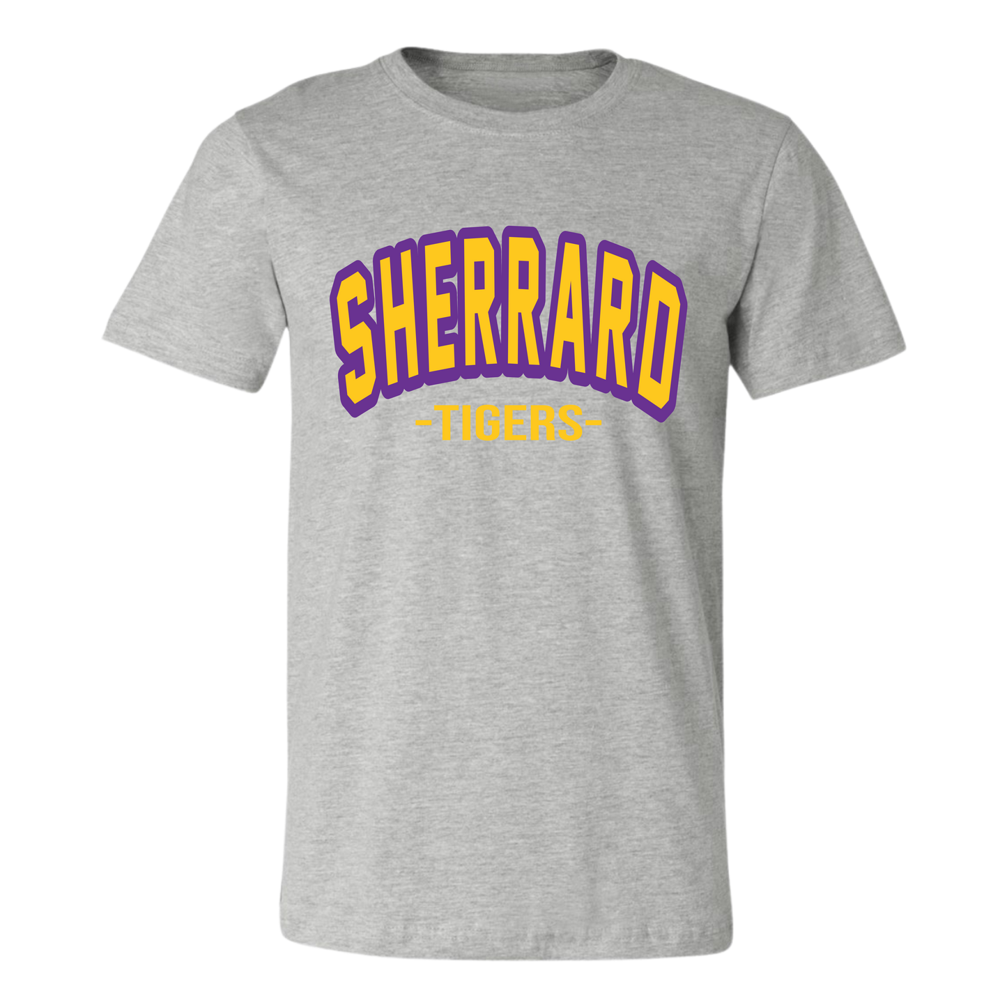 Sherrard Tigers Varsity on Sport Gray- Several Styles to Choose From!