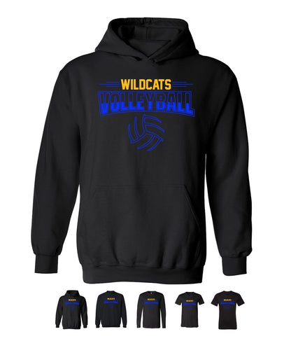 Galva Wildcats Volleyball on Black - Several Styles to Choose From!