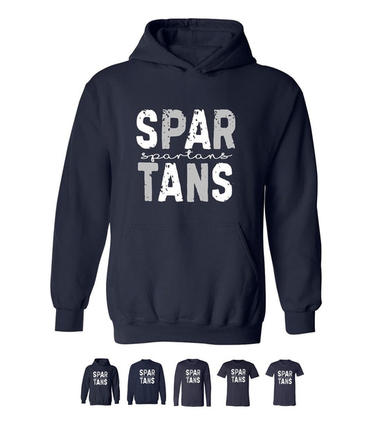 Spartans on Navy - Several Styles to Choose From!
