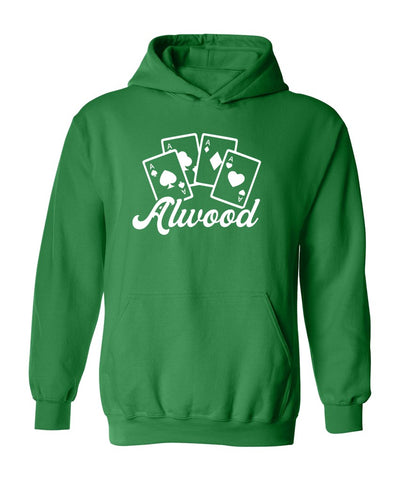 Aces in White on Green - Several Styles to Choose From!