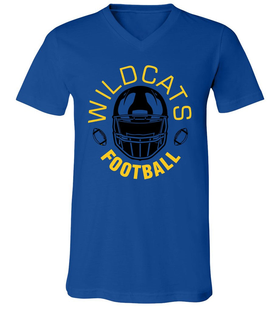 Galva Wildcats Football on Blue - Several Styles to Choose From!