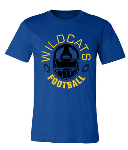 Galva Wildcats Football on Blue - Several Styles to Choose From!