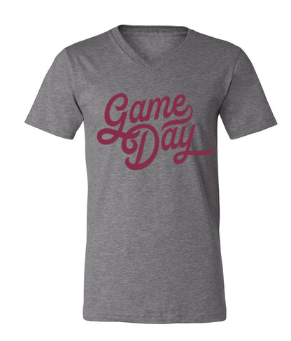 Game Day in Maroon on Deep Heather - Several Styles to Choose From!