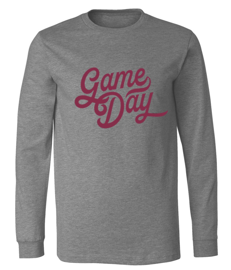 Game Day in Maroon on Deep Heather - Several Styles to Choose From!