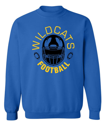 Galva Wildcats Football on Blue - Several Styles to Choose From!