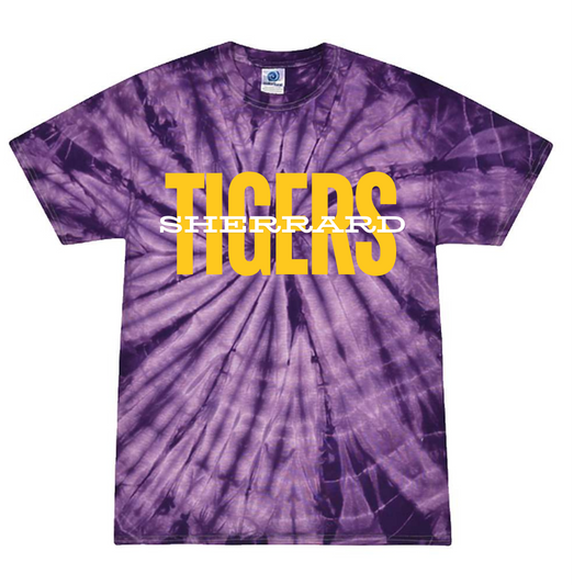 Sherrard Tigers on Purple Tie Dye