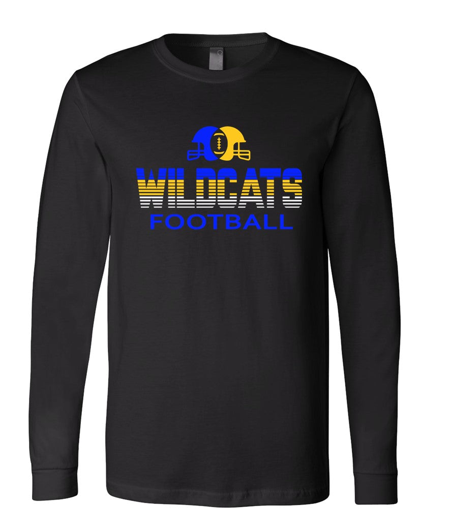 Galva Wildcats Football on Black - Several Styles to Choose From!