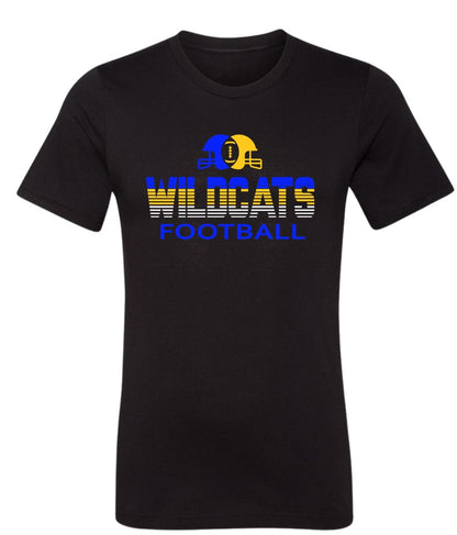 Galva Wildcats Football on Black - Several Styles to Choose From!