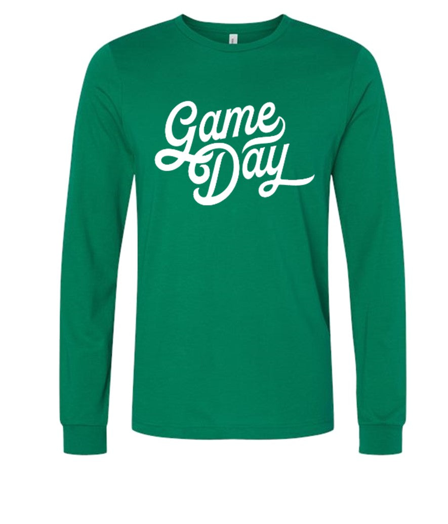 Game Day in White on Green - Several Styles to Choose From!