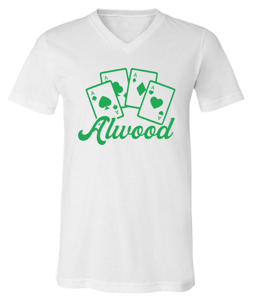 Aces on White - Several Styles to Choose From!
