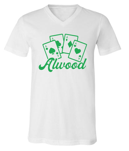 Aces on White - Several Styles to Choose From!