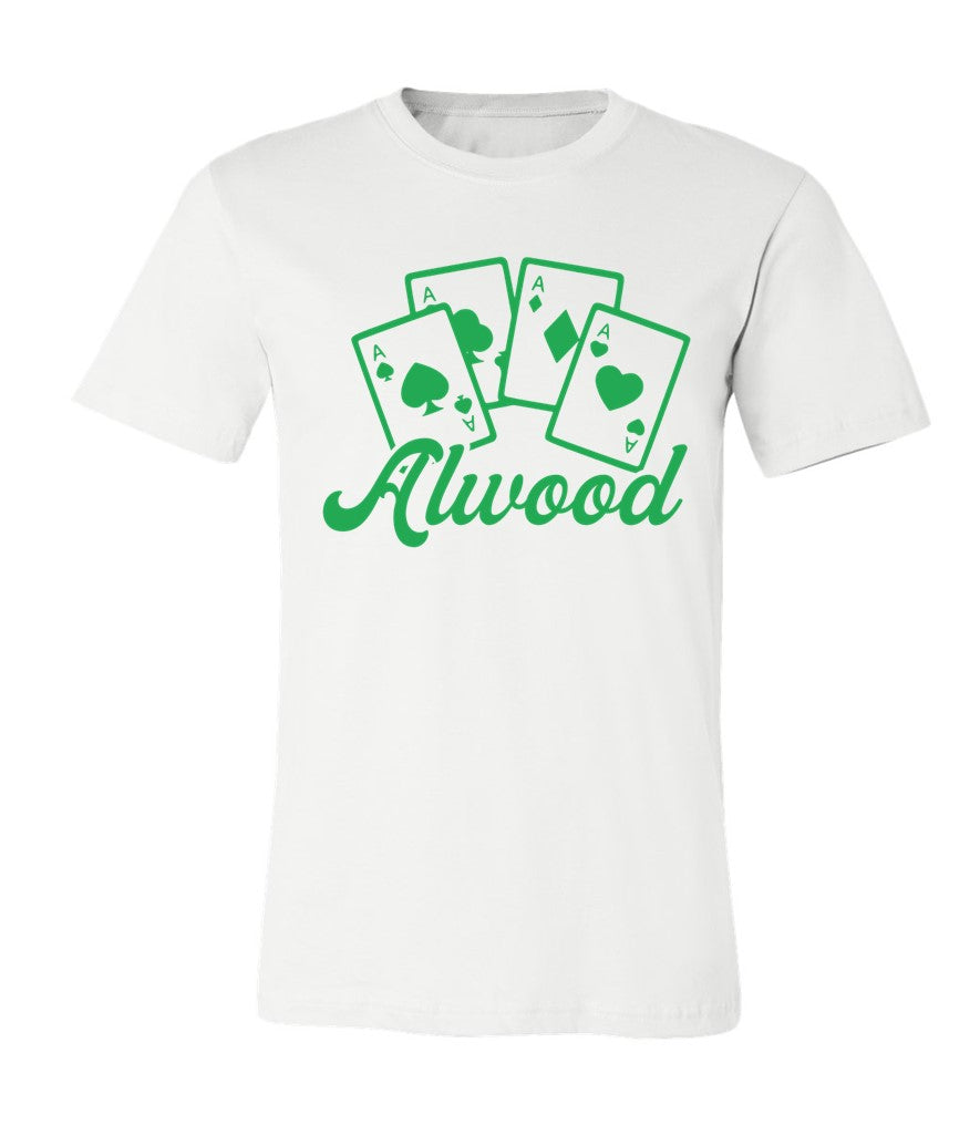 Aces on White - Several Styles to Choose From!