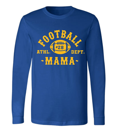 Galva Wildcats Football on Blue - Several Styles to Choose From!