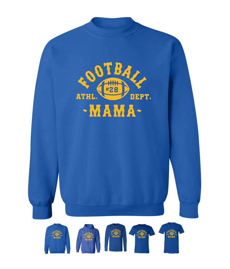 Galva Wildcats Football on Blue - Several Styles to Choose From!