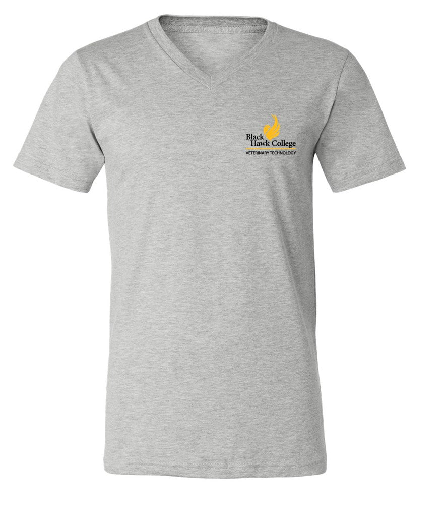 Black Hawk Veterinary Technolgy - Pocket Logo on Grey - Several Styles to Choose From!