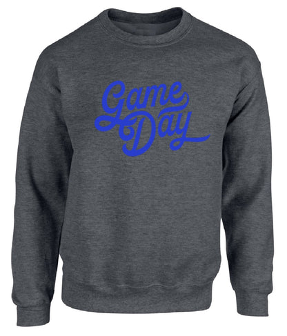 Game Day in Blue on Deep Heather - Several Styles to Choose From!