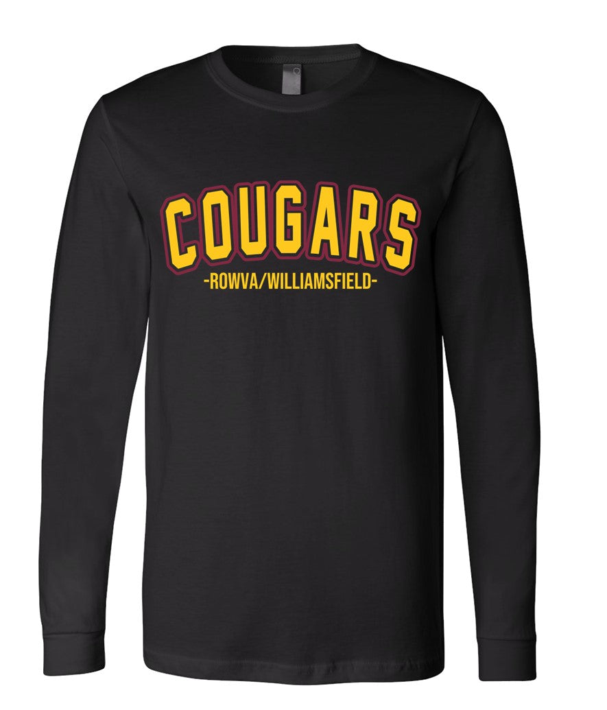 Cougars on Black - Several Styles to Choose From!