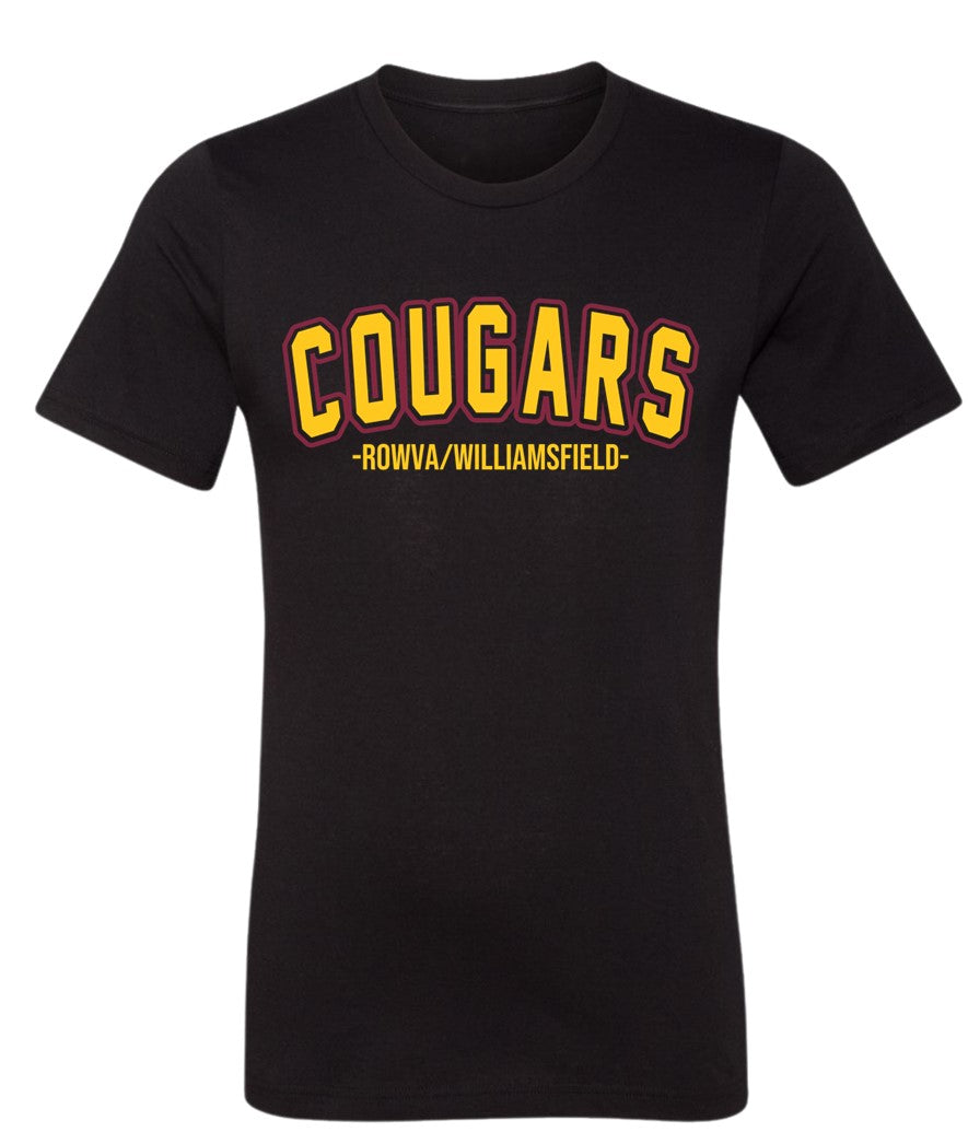 Cougars on Black - Several Styles to Choose From!