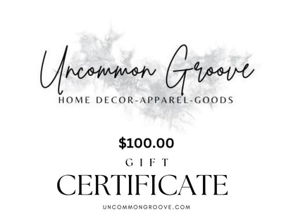 Uncommon Groove Gift Certificate