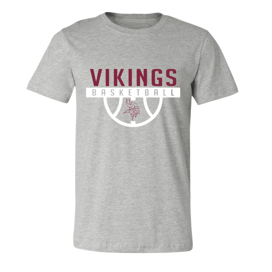 Cambridge Vikings Basketball Tee and V-Neck