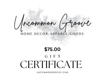 Uncommon Groove Gift Certificate