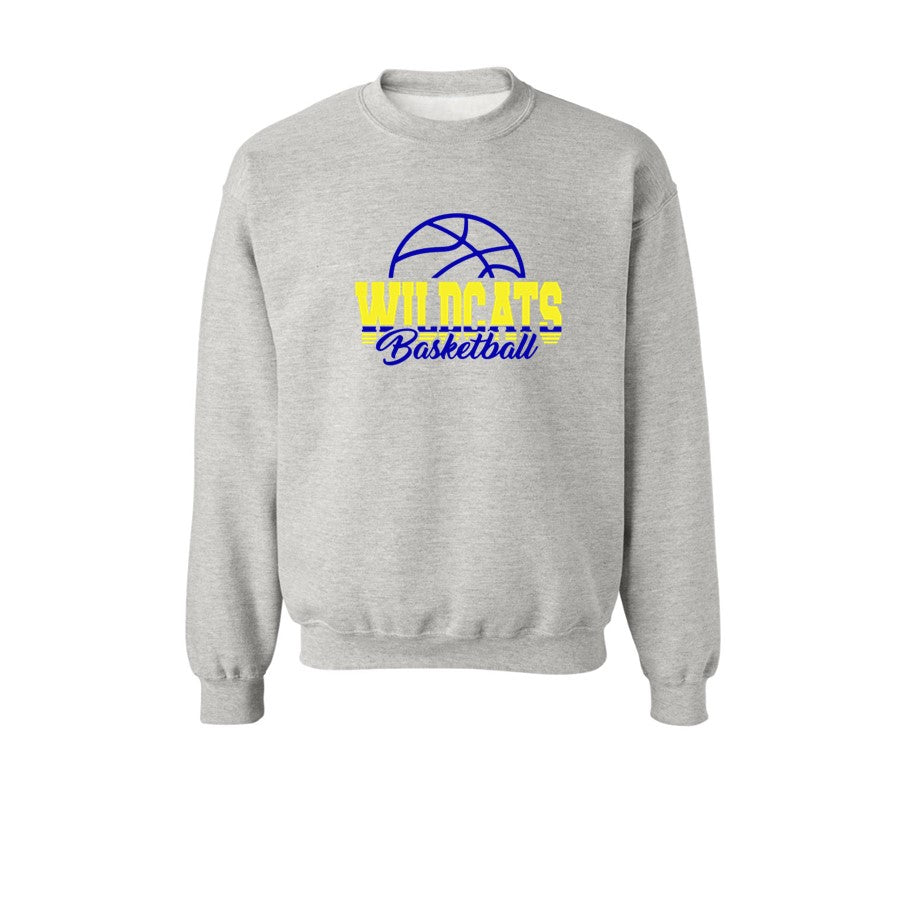 Wildcats Basketball - Crew Sweatshirts