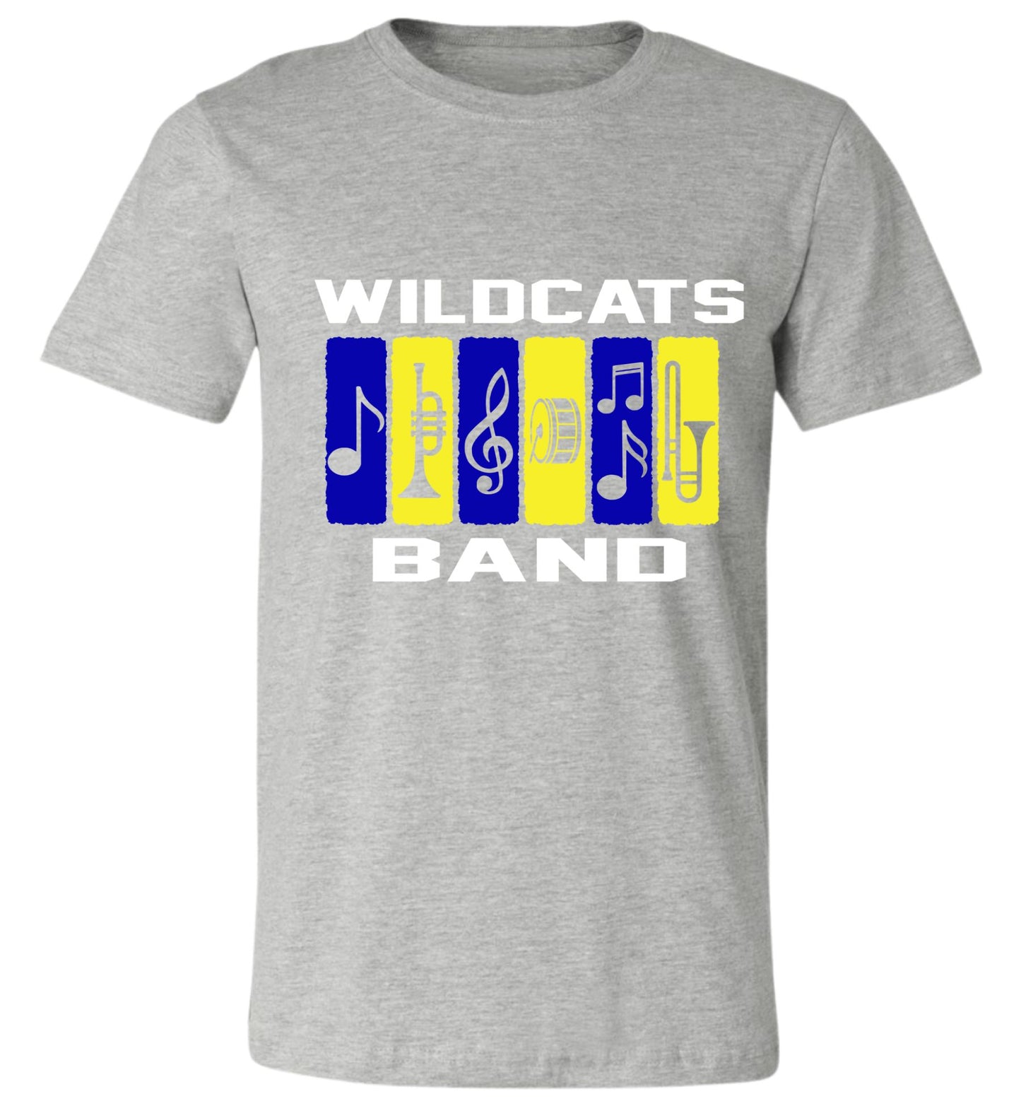 Wildcats Band Crew and V-Neck