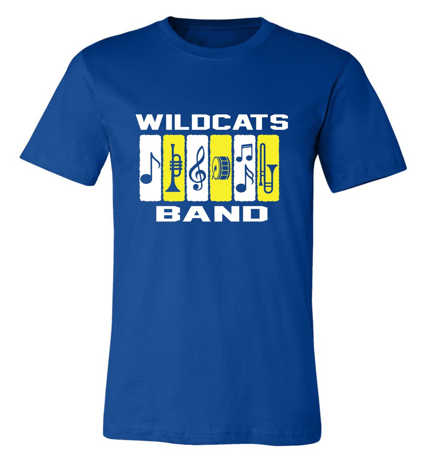 Wildcats Band Crew and V-Neck