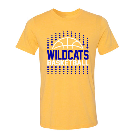 Wildcats Basketball - Crew and V-neck Tee Shirts