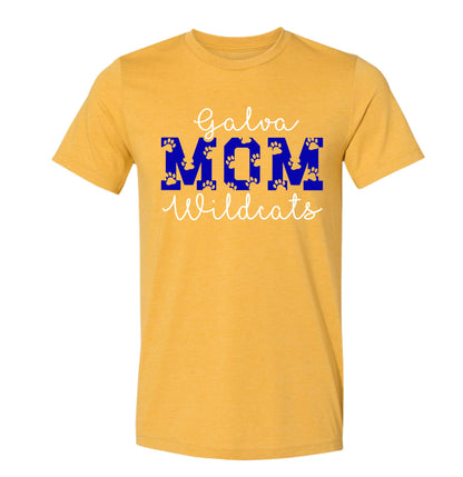 Galva Wildcats Mom- Bella + Canvas Tee