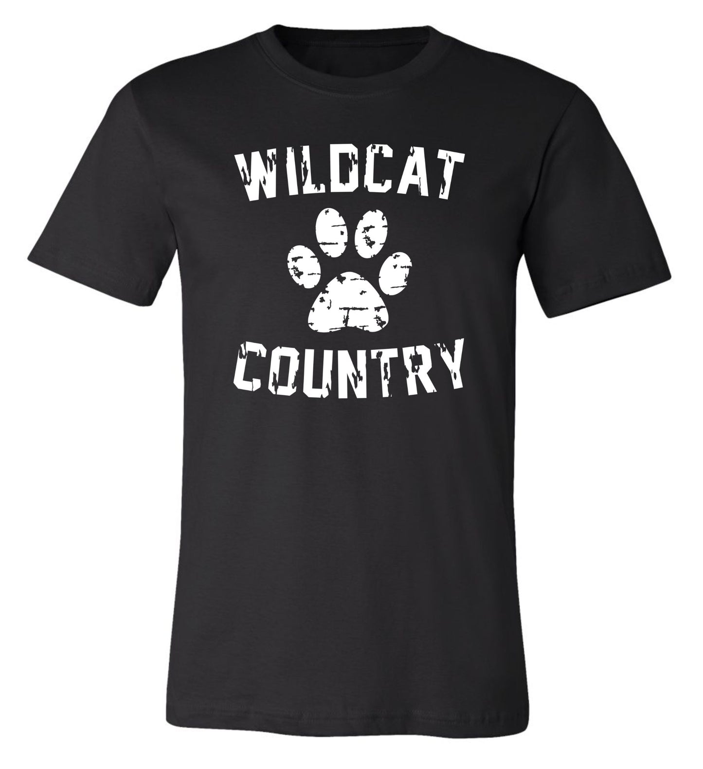 Galva Wildcats - Wildcat Country Tee in Black and Greys