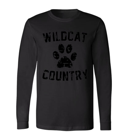 Galva Wildcats - Wildcat Country - Bella Brand Long sleeve Tee