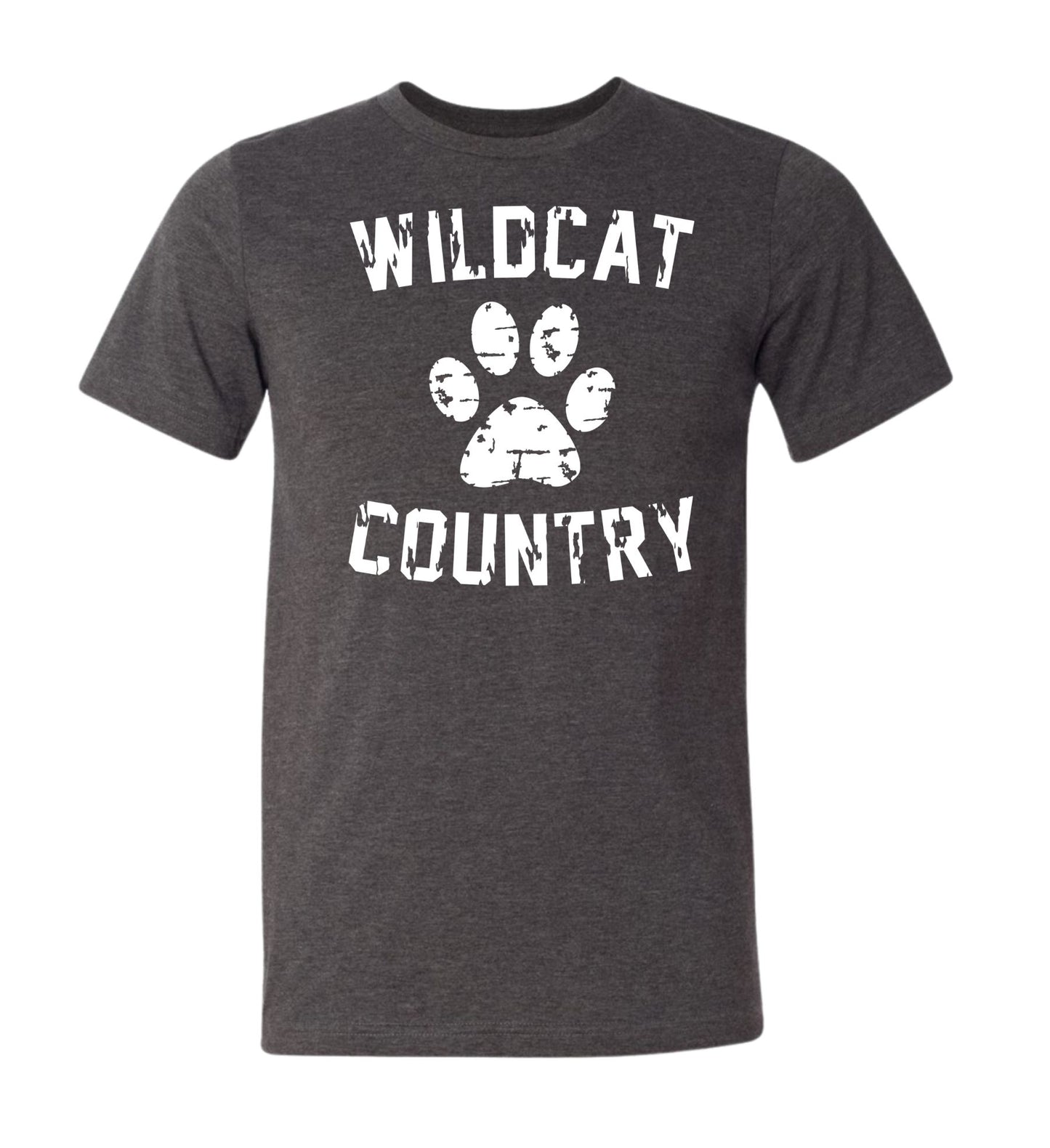 Galva Wildcats - Wildcat Country Tee in Black and Greys